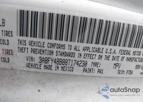 2008 Chrysler Pt Cruiser Lx из США, поврежденный, VIN 3A8FY48B88T174230